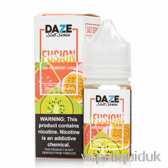 Kiwi Passionfruit Guava - 7 Daze Salts - 30mL 30mg Vape Liquid